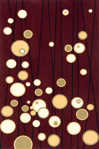 Momeni Elements EL-23 Burgundy Area Rug main image