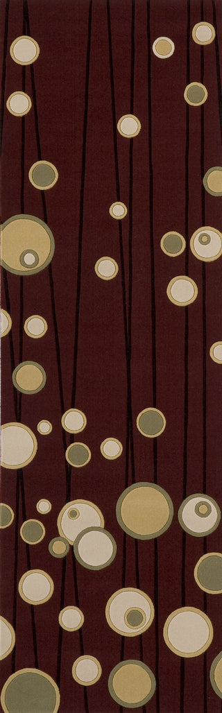 Momeni Elements EL-23 Burgundy Area Rug 