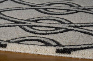 Momeni Elements EL-29 Ivory Area Rug Corner Shot