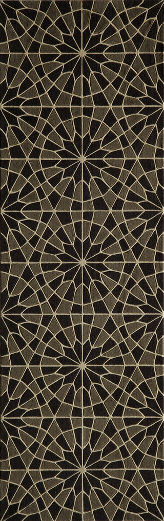 Momeni Elements EL-30 Charcoal Area Rug Closeup