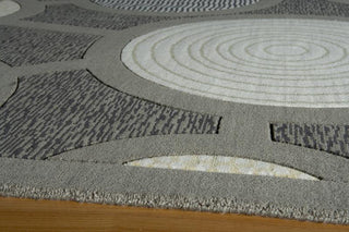 Momeni Elements EL-31 Charcoal Area Rug Corner Shot