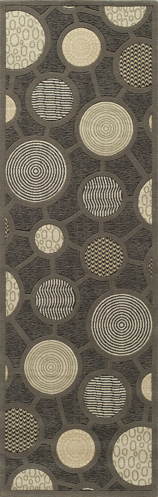 Momeni Elements EL-31 Charcoal Area Rug Runner