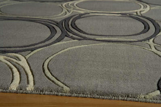 Momeni Elements EL-34 Grey Area Rug Corner Shot