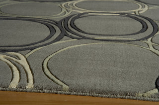 Momeni Elements EL-34 Grey Area Rug Closeup