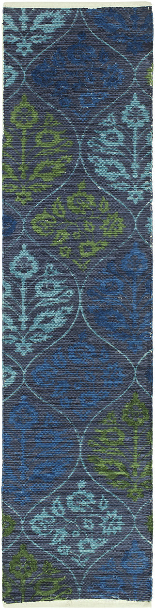 Artistic Weavers Elaine Luke Navy Blue/Turquoise Multi Area Rug Runner