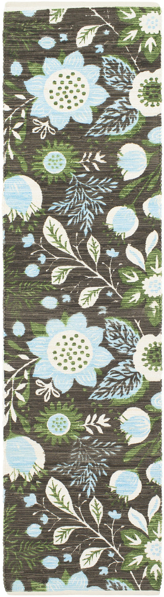 Artistic Weavers Elaine Levi Light Blue/Kelly Green Multi Area Rug Runner