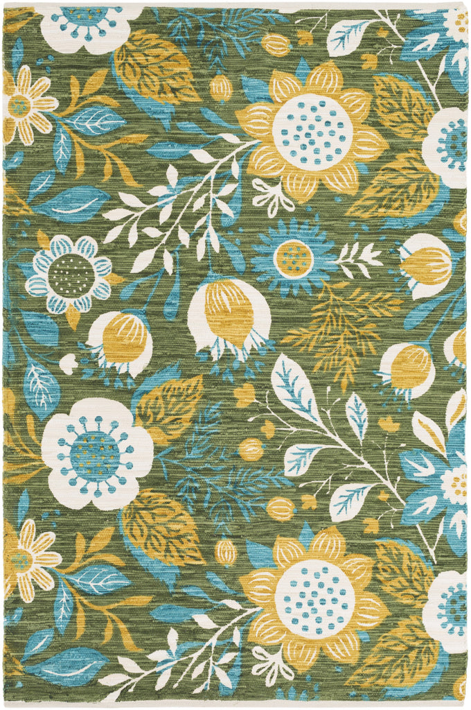 Artistic Weavers Elaine Levi Gold/Teal Multi Area Rug main image
