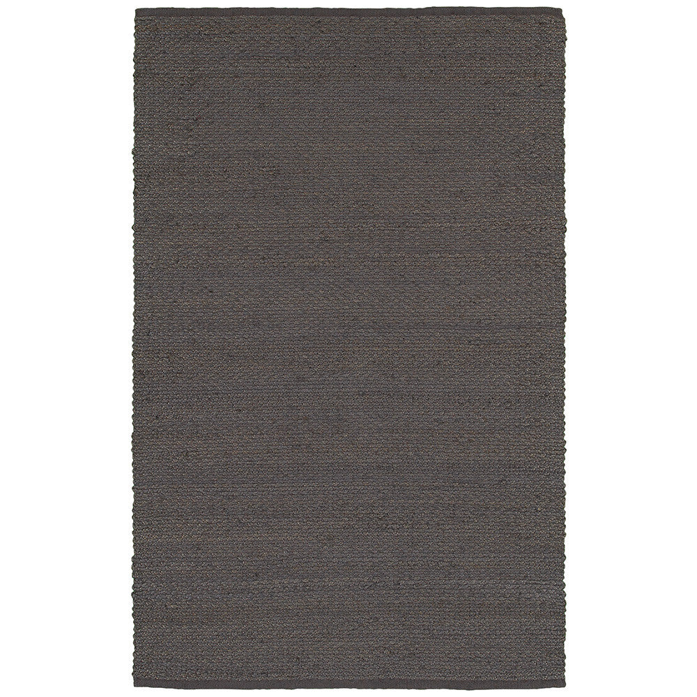 LR Resources Elite 03601 Pewter Hand Woven Area Rug 5' X 7'9''
