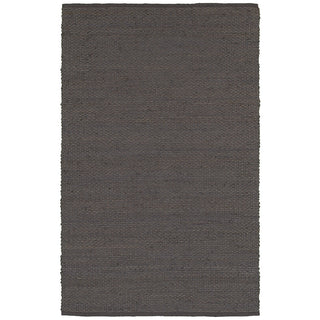 LR Resources Elite 03601 Pewter Hand Woven Area Rug 9' X 12'