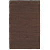 LR Resources Elite 03602 Espresso Hand Woven Area Rug 5' X 7'9''