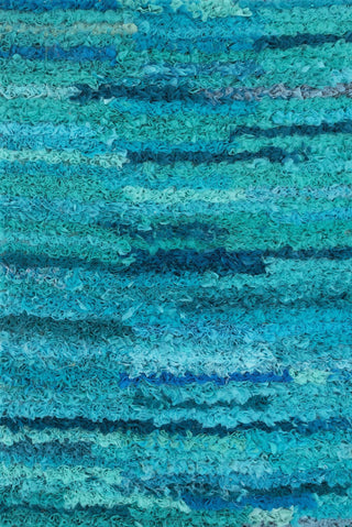 Loloi Eliza Shag EI-01 Aqua Area Rug Main