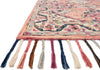 Loloi II Elka ELK-04 Pink/Multi Area Rug Corner 