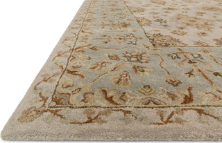 Loloi Elmwood EW-05 Ivory / Blue Area Rug Corner Shot