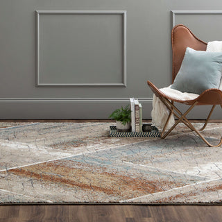 Karastan Epiphany Eloi Dim Grey Area Rug Lifestyle Image