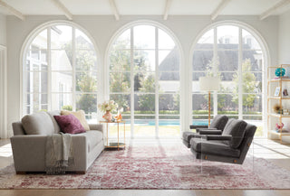 Loloi Elsa EF-06 Berry Area Rug 12' X 15' Room Scene Featured