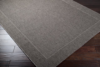 Surya Elements ELT-1008 Charcoal Machine Loomed Area Rug Corner Shot