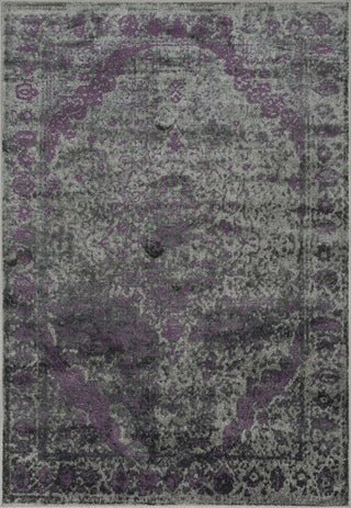 Loloi Elton EO-03 Pewter / Purple Area Rug main image