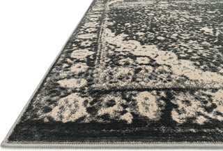 Loloi Elton EO-03 Slate / Ivory Area Rug Corner Shot