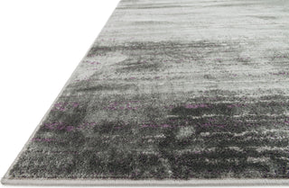 Loloi Elton EO-06 Pewter / Purple Area Rug Corner Shot