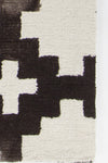 Chandra Elvo ELV-33900 Brown/White Area Rug Close Up