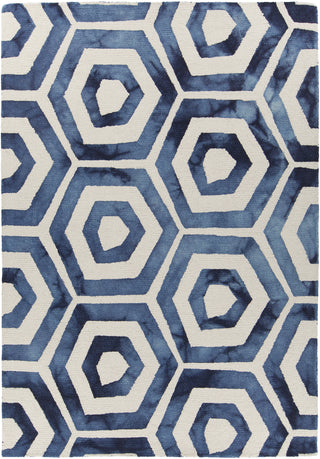 Chandra Elvo ELV-33901 Blue/White Area Rug main image