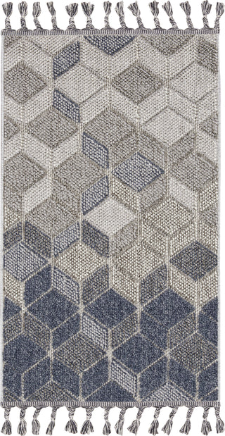 Nourison Elwood ELW02 Grey/Slate Area Rug Room Image