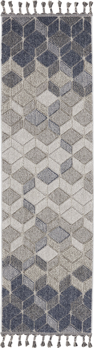 Nourison Elwood ELW02 Grey/Slate Area Rug Main Image