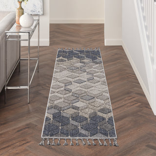 Nourison Elwood ELW02 Grey/Slate Area Rug Main Image