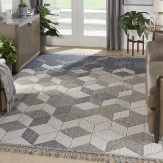 Nourison Elwood ELW02 Grey/Slate Area Rug Main Image