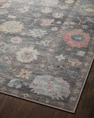 Loloi II Elysium ELY-03 Charcoal/Multi Area Rug Angle Image