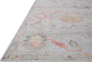 Loloi II Elysium ELY-04 Silver/Multi Area Rug Corner Image