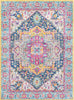 Surya Elaziz ELZ-2301 Bright Pink Saffron Aqua Dark Blue Medium Gray White Area Rug main image