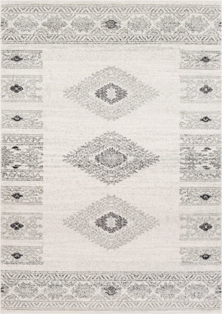 Surya Elaziz ELZ-2305 Medium Gray Light White Black Area Rug main image