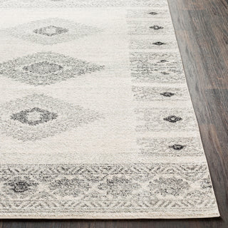 Surya Elaziz ELZ-2305 Medium Gray Light White Black Area Rug Detail Image