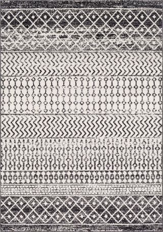 Surya Elaziz ELZ-2307 Medium Gray Black White Area Rug main image