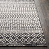 Surya Elaziz ELZ-2307 Medium Gray Black White Area Rug Detail Image