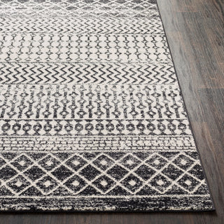 Surya Elaziz ELZ-2307 Medium Gray Black White Area Rug Detail Image