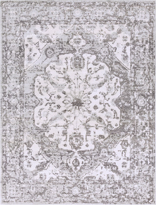 Surya Elaziz ELZ-2310 Medium Gray Light Black White Area Rug Main Image 8 X 10