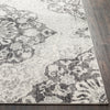 Surya Elaziz ELZ-2316 Medium Gray Light Black White Area Rug Detail Image
