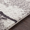 Surya Elaziz ELZ-2325 Medium Gray Light Black White Area Rug Texture Image