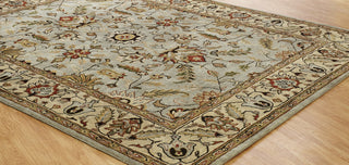 Kalaty Empire EM-288 Light Blue/Gold Area Rug Lifestyle Image Feature