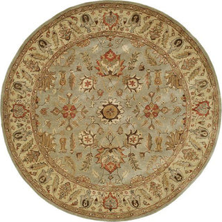 Kalaty Empire EM-288 Light Blue/Gold Area Rug Round