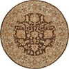 Kalaty Empire EM-290 Brown/Light Blue Area Rug Round