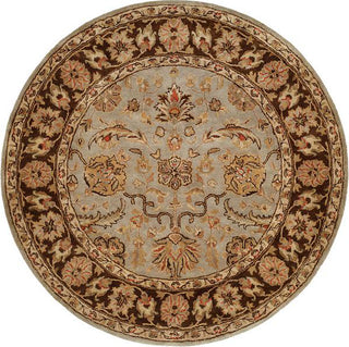 Kalaty Empire EM-293 Light Blue/Brown Area Rug Round