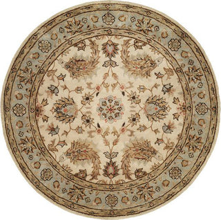 Kalaty Empire EM-294 Ivory/Light Blue Area Rug Round