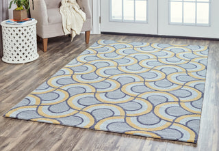 Rizzy Arden Loft-Easley Meadow EM9415 Gray Area Rug  Feature