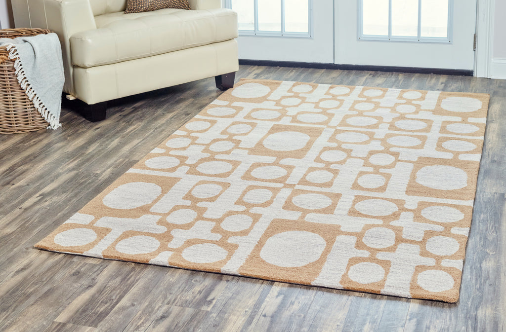 Rizzy Arden Loft-Easley Meadow EM9416 Natural Area Rug  Feature
