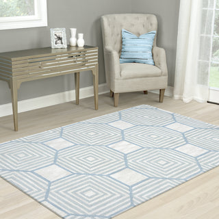 Rizzy Arden Loft-Easley Meadow EM9420 Light Gray Area Rug  Feature