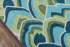 Momeni Embrace Adventure EMB-1 Green Area Rug by MADCAP Close up