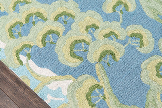 Momeni Embrace Adventure EMB-2 Blue Area Rug by MADCAP Close up